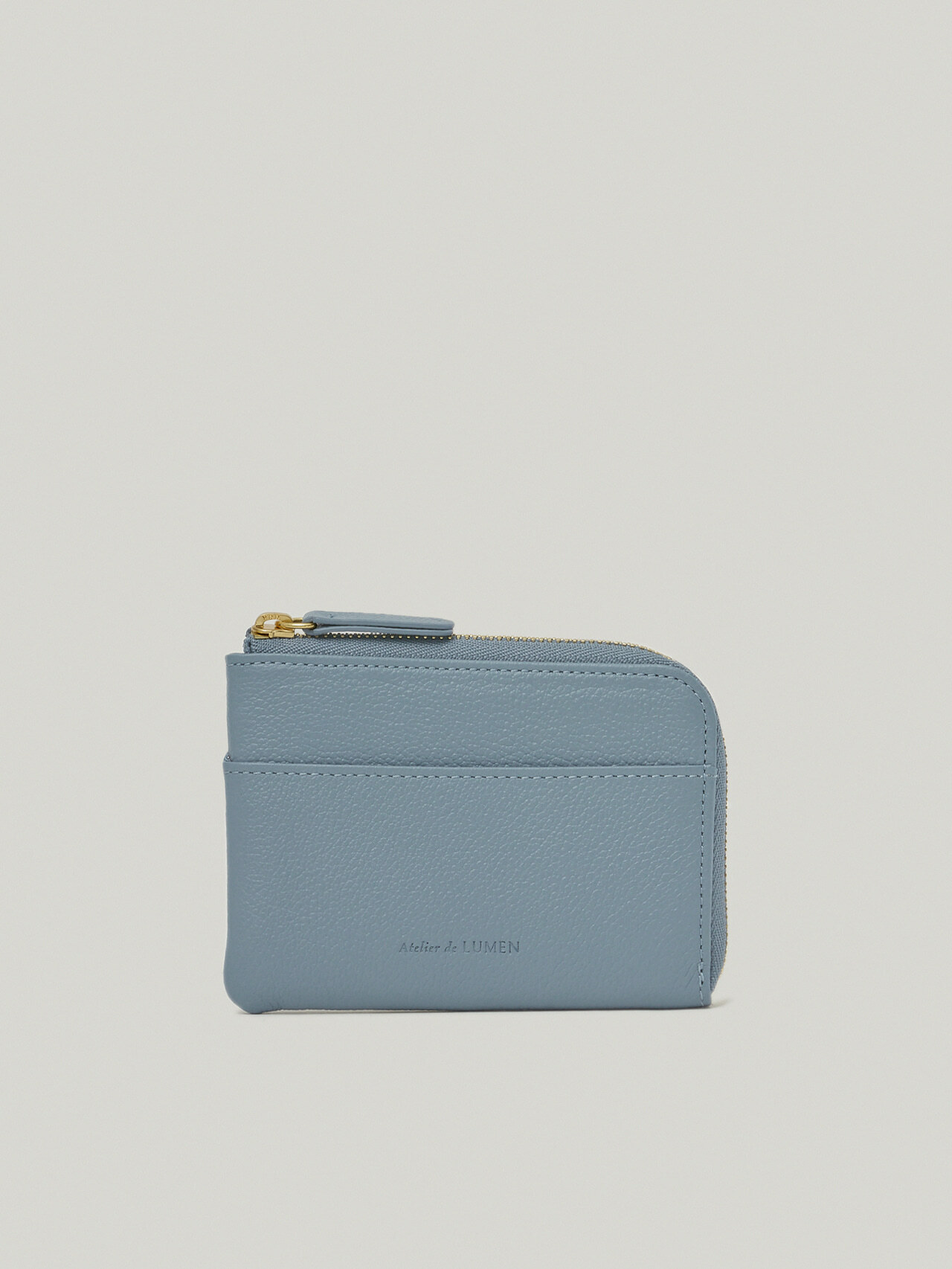 【Atelier de LUMEN】韓国 JOURNEE ZIP WALLET★財布 JOURNEE ZIP WALLET (MISTY WHITE) - Atelier de LUMEN