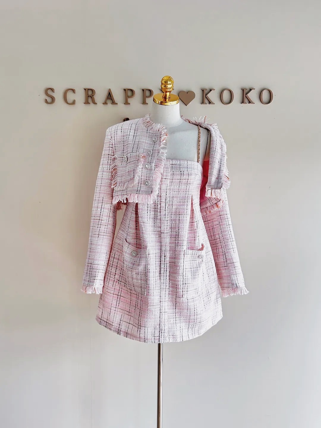 Claudia 小香風質感套裝