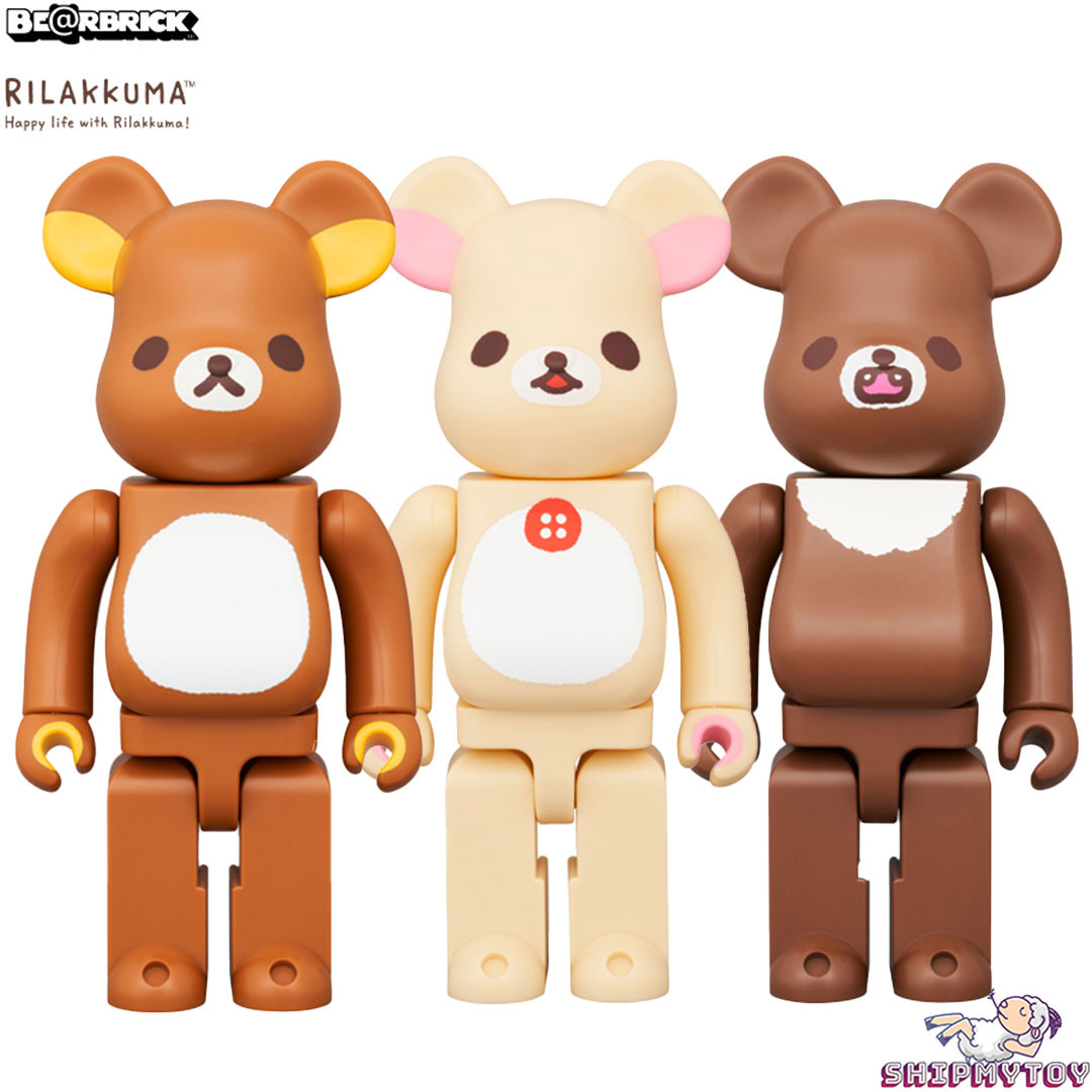 BE@RBRICK Rilakkuma 鬆弛熊 リラックマ コリラックマ チャイロイコグマ 400%