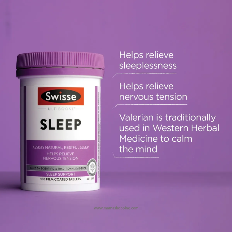 澳洲 Swisse Ultiboost Sleep 改善睡眠片 100 片裝
