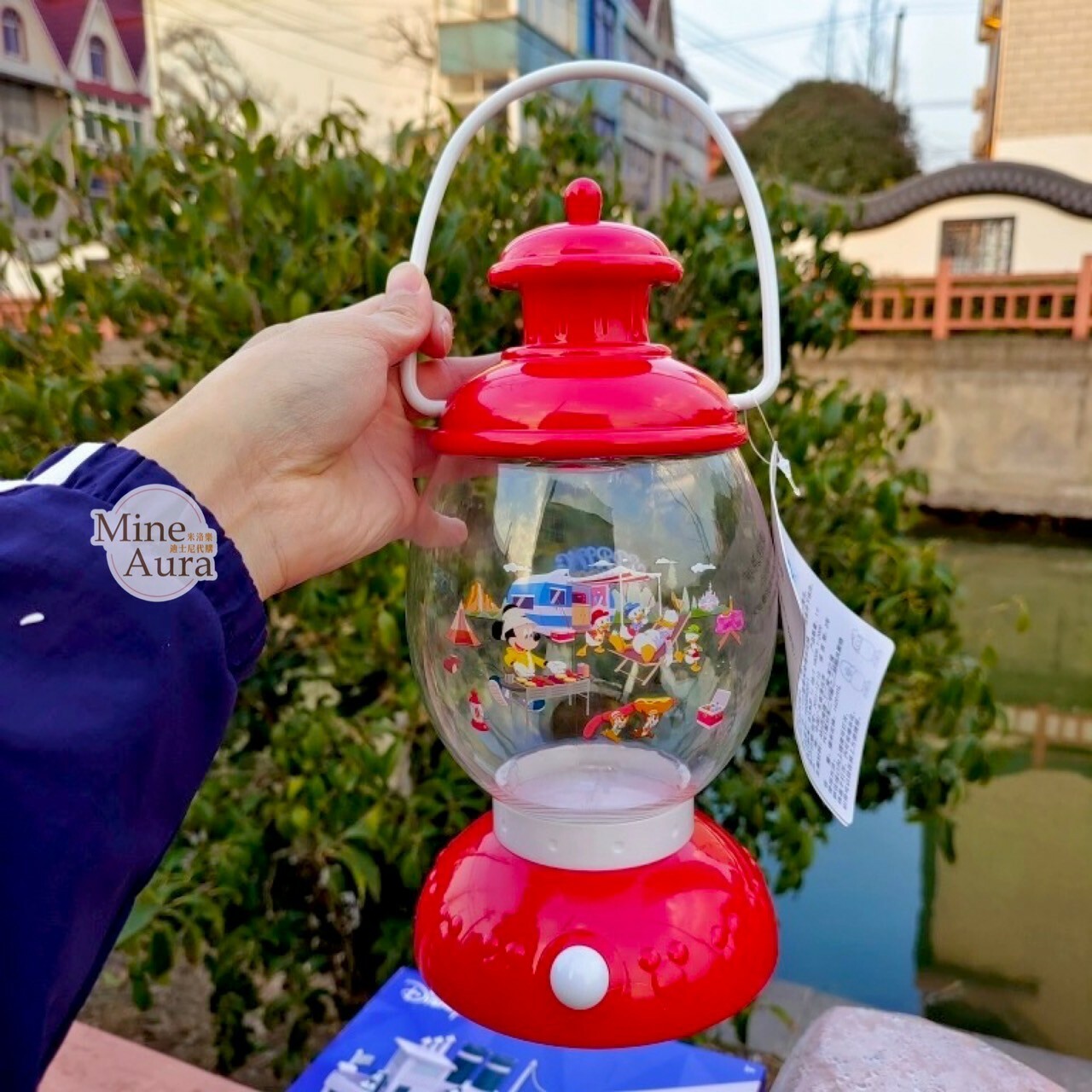 (限時特價) 米奇 Mickey 與好友們 提燈造型 發光 爆米花桶 -上海迪士尼樂園