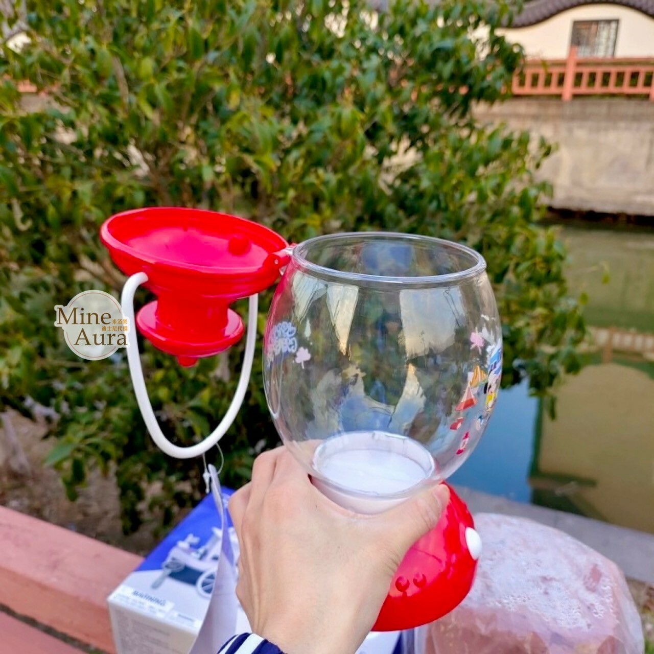 (限時特價) 米奇 Mickey 與好友們 提燈造型 發光 爆米花桶 -上海迪士尼樂園