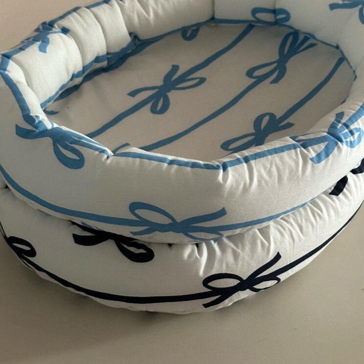 《3924》少女韓系蝴蝶結造型收納籃