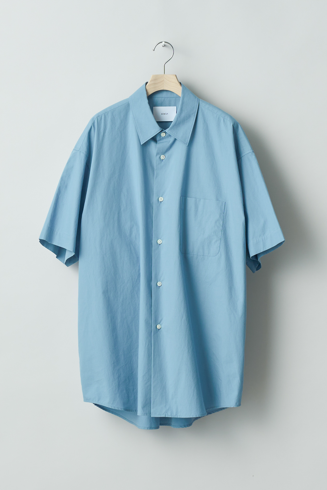 stein オープンカラーシャツ stein | シュタイン OVERSIZED CUPRO OPEN COLLAR SS SHIRT
