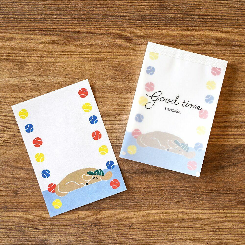 Tegamisha memo－Good Time by Lenoska| **5 sheets**