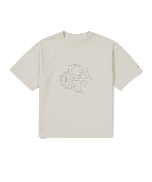 【代購】Snow Peak 雪諾必克 女 刺繡字母 CAMP 棉質 短袖 短T S24MWFTS63