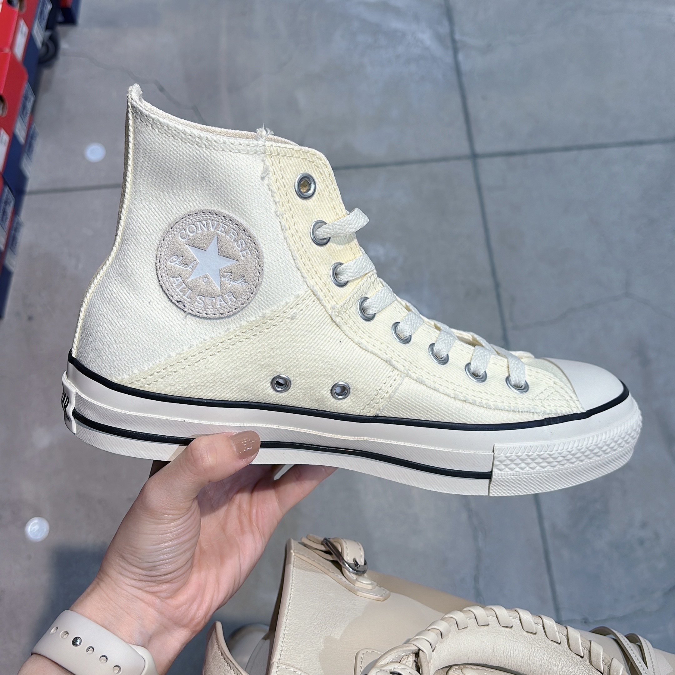 converse ALL STAR 單寧拼接高筒 兩色