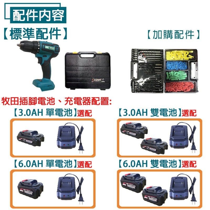 附發票｜SC1811二代無刷兩用電鑽｜21V鋰電 雙速調節 充電式電鑽 通用牧田18V