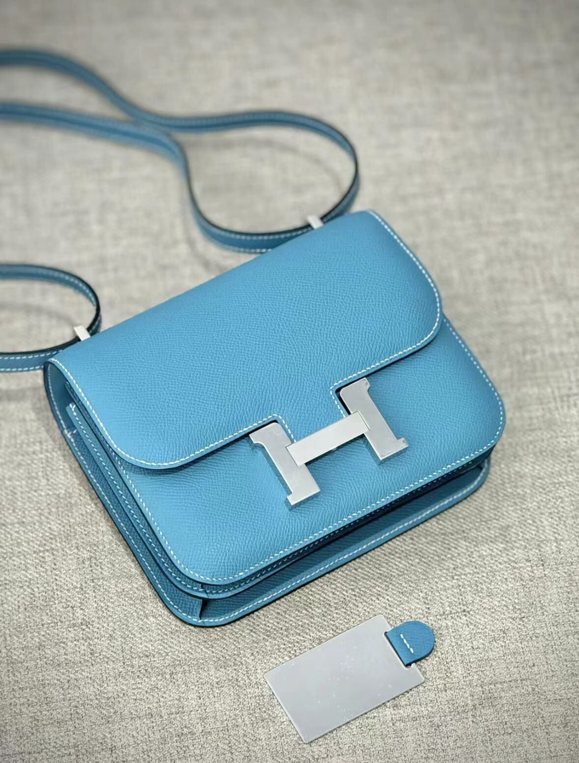 Constance mini mirror D2 new bleu jean ck epsom K