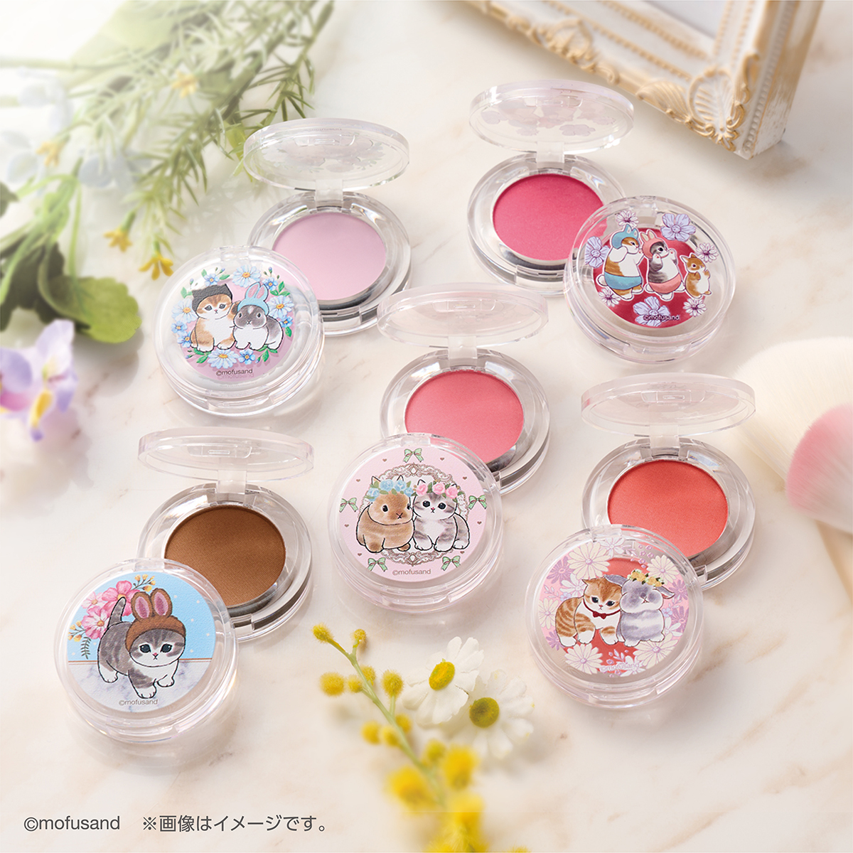 Mofusand盲抽腮紅扭蛋