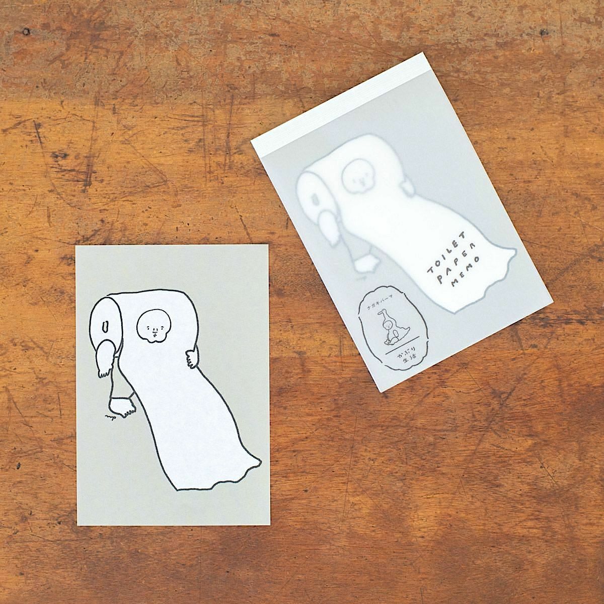 Tegamisha memo－Toilet Paper by Nagaki Perm| **5 sheets**