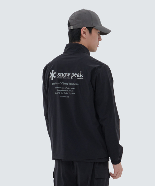 【代購】Snow Peak 雪諾必克 Thin Tech Woven 輕量 立領 梭織 風衣 外套 S24MMSWB34