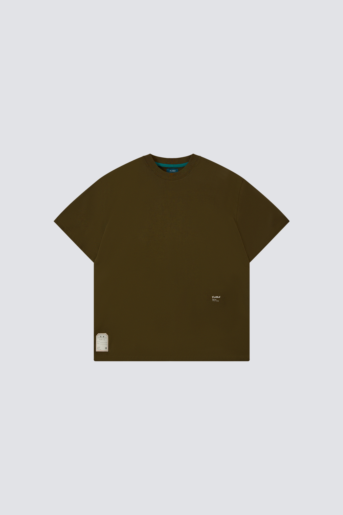 Heavy Weight Snowflake Velvet Essential Tee｜Army Green｜Hong Kong Original Design