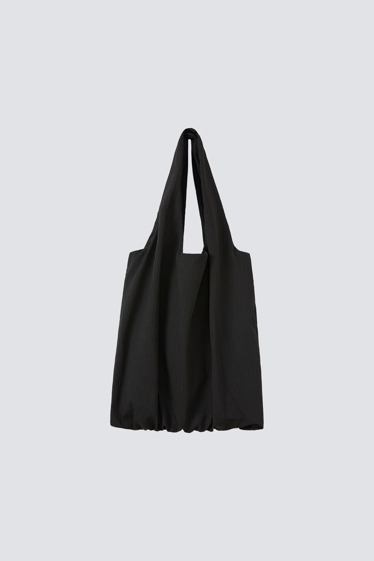Fluted Fabric Shoulder Bag｜Black｜Hong Kong Original Design