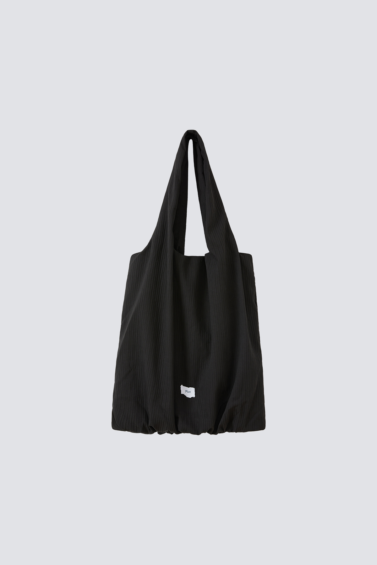 Fluted Fabric Shoulder Bag｜Black｜Hong Kong Original Design
