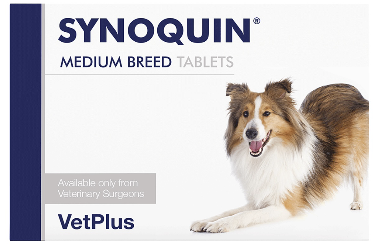 VetPlus Synoquin EFA Medium Breed 120 Tablets (For Dogs 10-25kg)