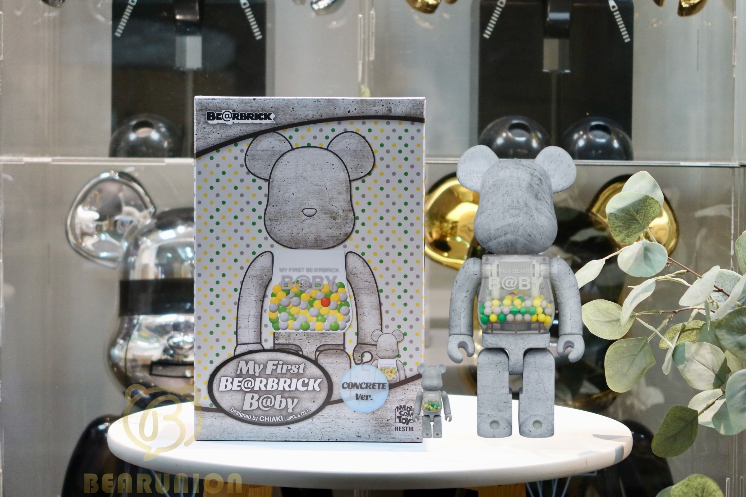 Bearbrick 400% 100% B@BY CONCRETE Bearbrick 400% 100% B@BY CONCRETE
