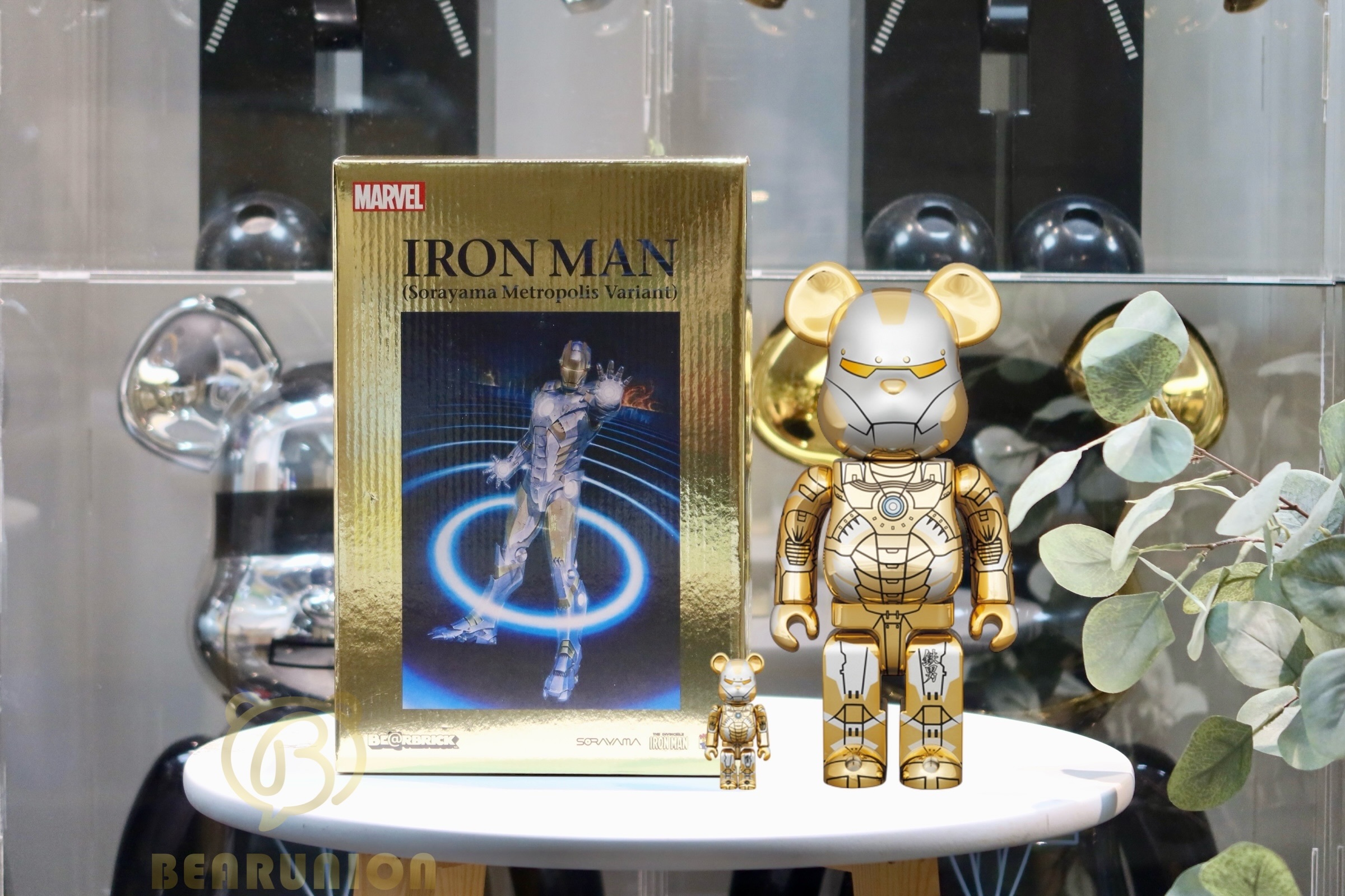 Bearbrick 400% 100% SORAYAMA IRONMAN