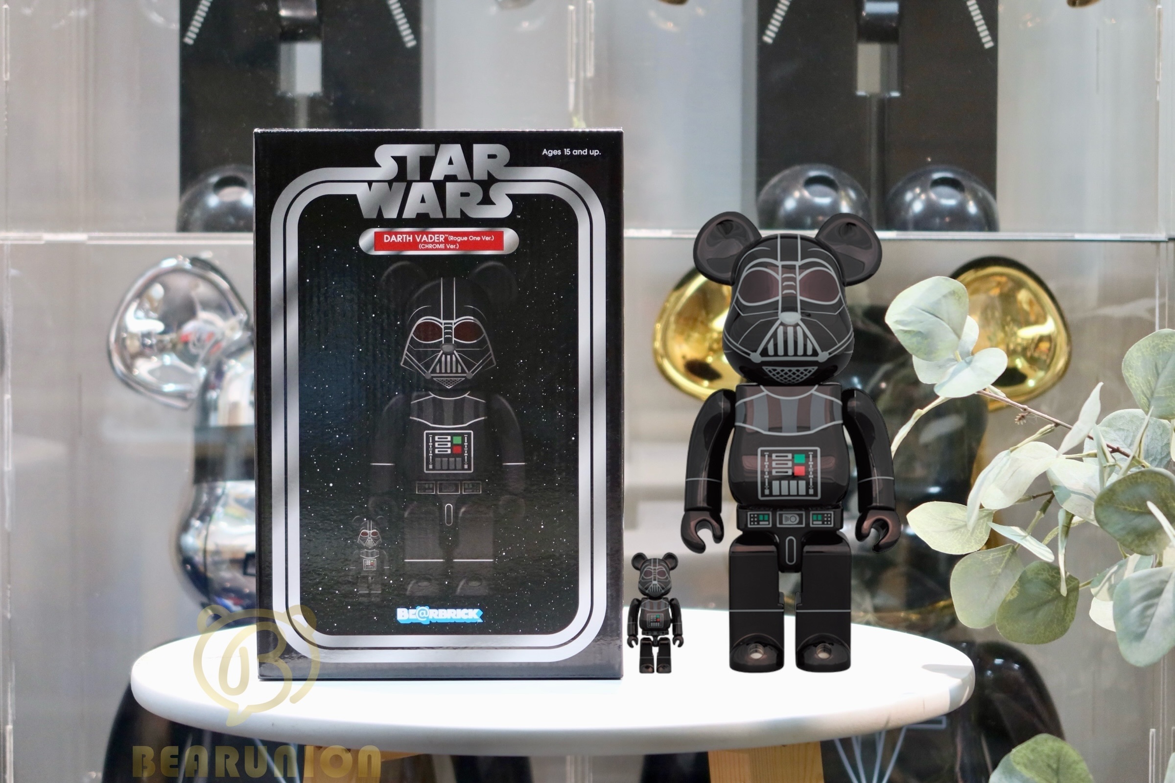 BE@RBRICK   DARTH VADER 100％ &amp;400％ 新品未開封 Star Wars Bearbrick: Darth Vader & Stormtrooper 100% Figure