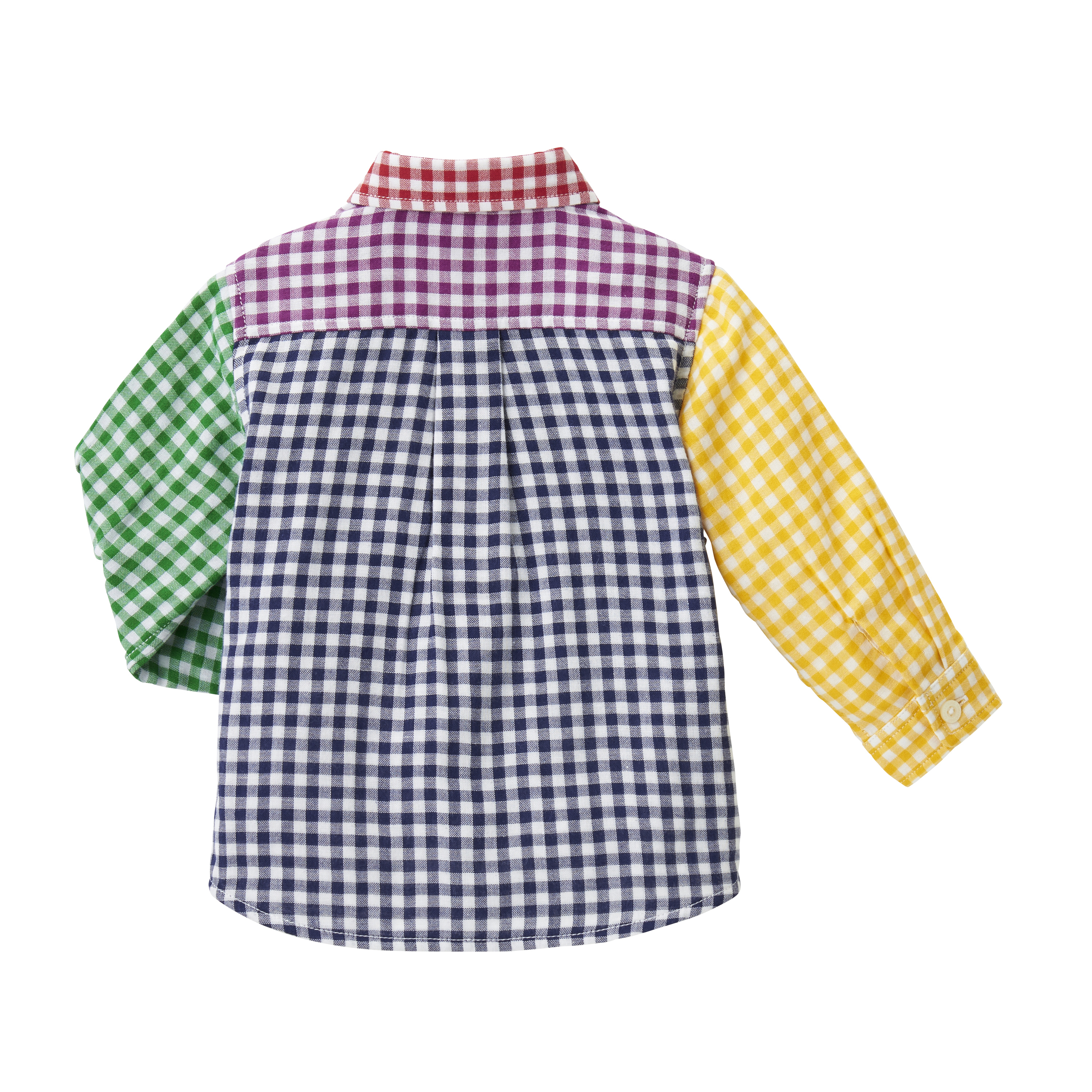 格子長袖襯衫-多色