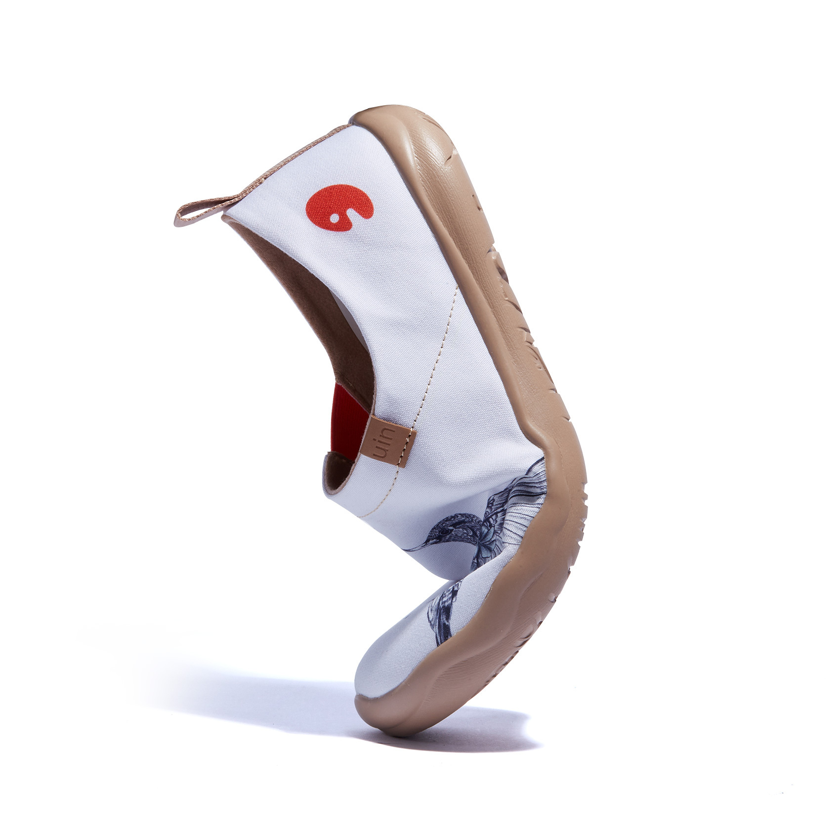 【 Uin 】西班牙原創設計 | 花鳥 彩繪鞋 休閒鞋 女鞋 懶人鞋