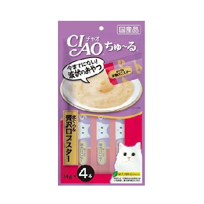 CIAO 吞拿魚+龍蝦醬 (4支裝)【$100 X 7 包】【可混合其他口味】