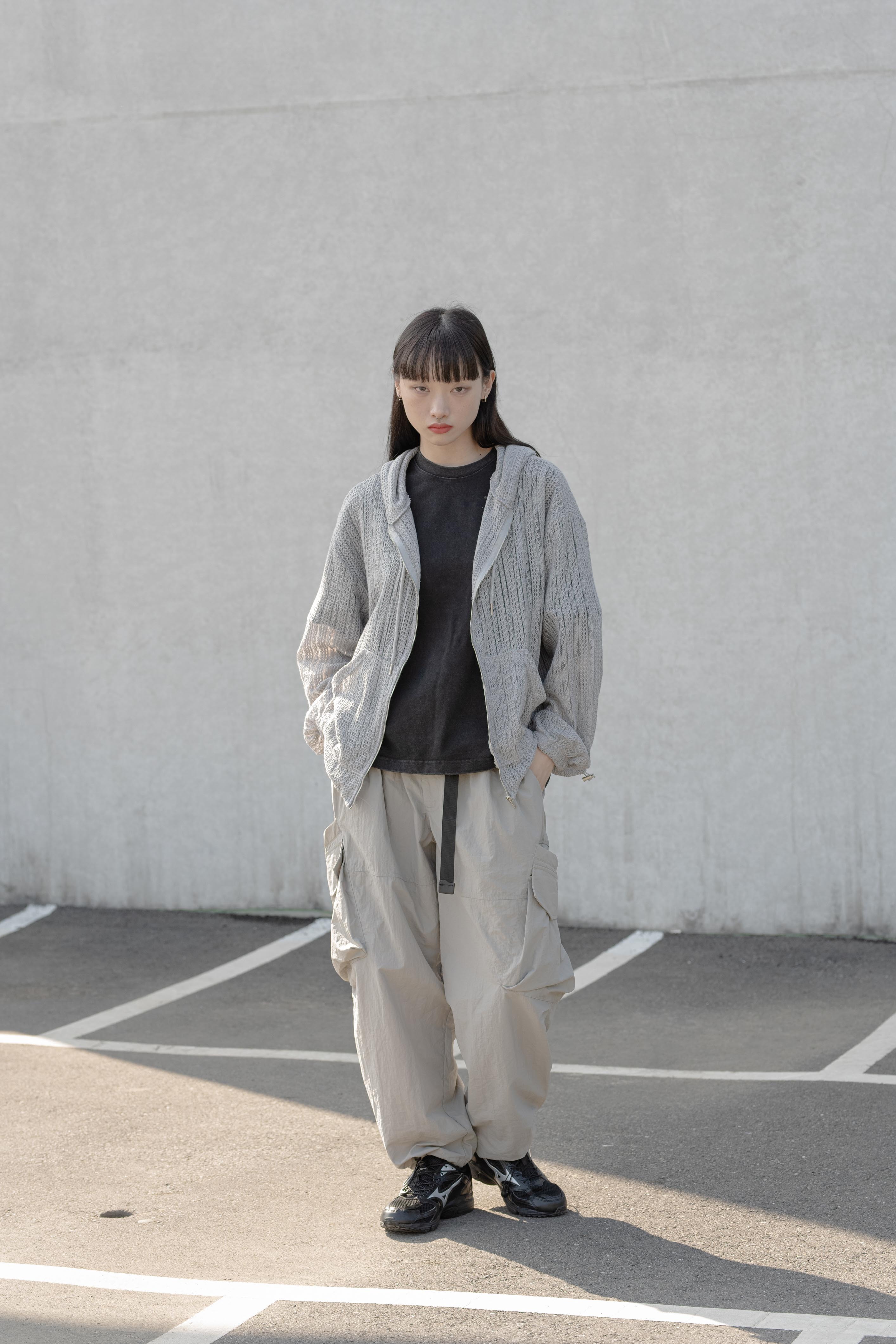 SIMON MADE BW-2339 宙斯 多口袋 立體 仿棉尼龍 氣球褲