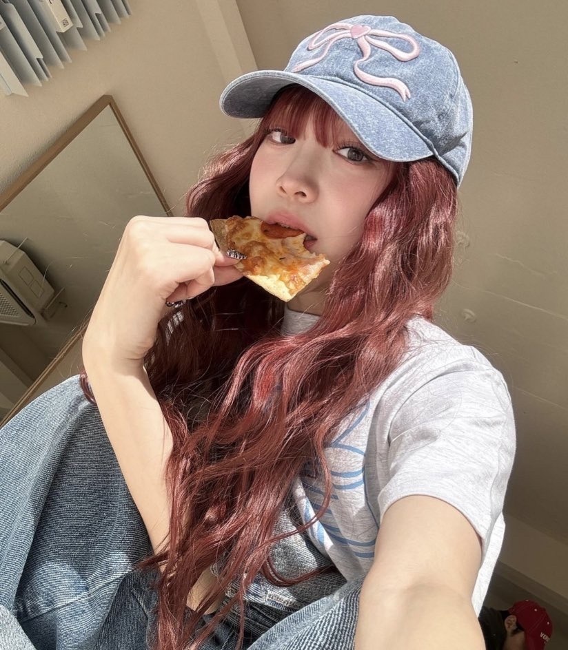 ronron - HEART RIBBON BALL CAP (BLUE)