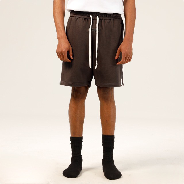 陳冠希 Clot INNERSECT X JERRY LORENZO 三生萬物 ESSENTIAL FOG 美式風格 正面小LOGO 休閒 棉褲 針織棉褲 純棉短褲 男女同款  INN24SSBSP049*