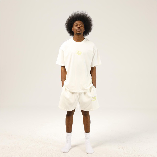 陳冠希 Clot INNERSECT X JERRY LORENZO 三生萬物 FOG 圓領 寬鬆剪裁 休閒風 圓領短袖 街頭風 背後三圓點 24春夏新款 男女同款 INN24SSTTE053*