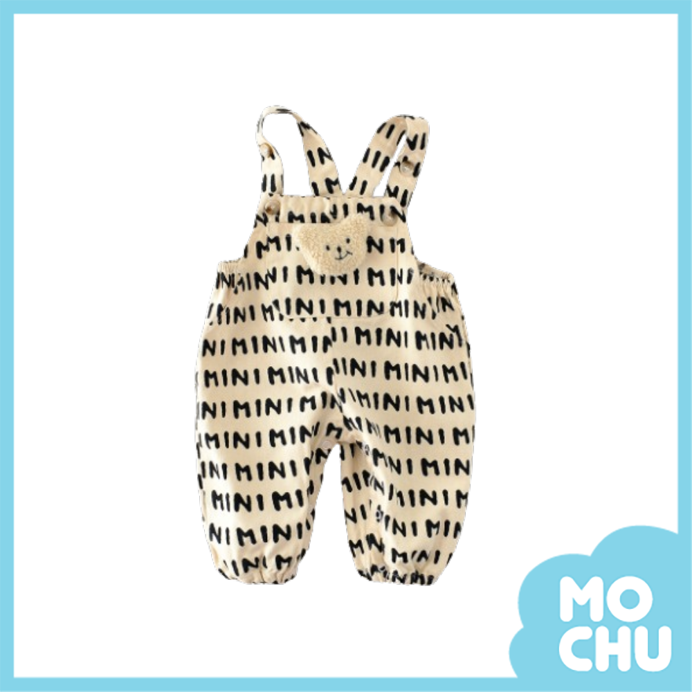 mini字母背帶褲