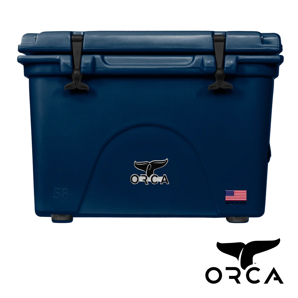 美國ORCA殺人鯨超強保冰冰桶58QT(54.9L) - 深藍色