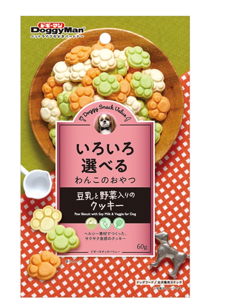 Doggyman 豆乳野菜腳型餅 60g