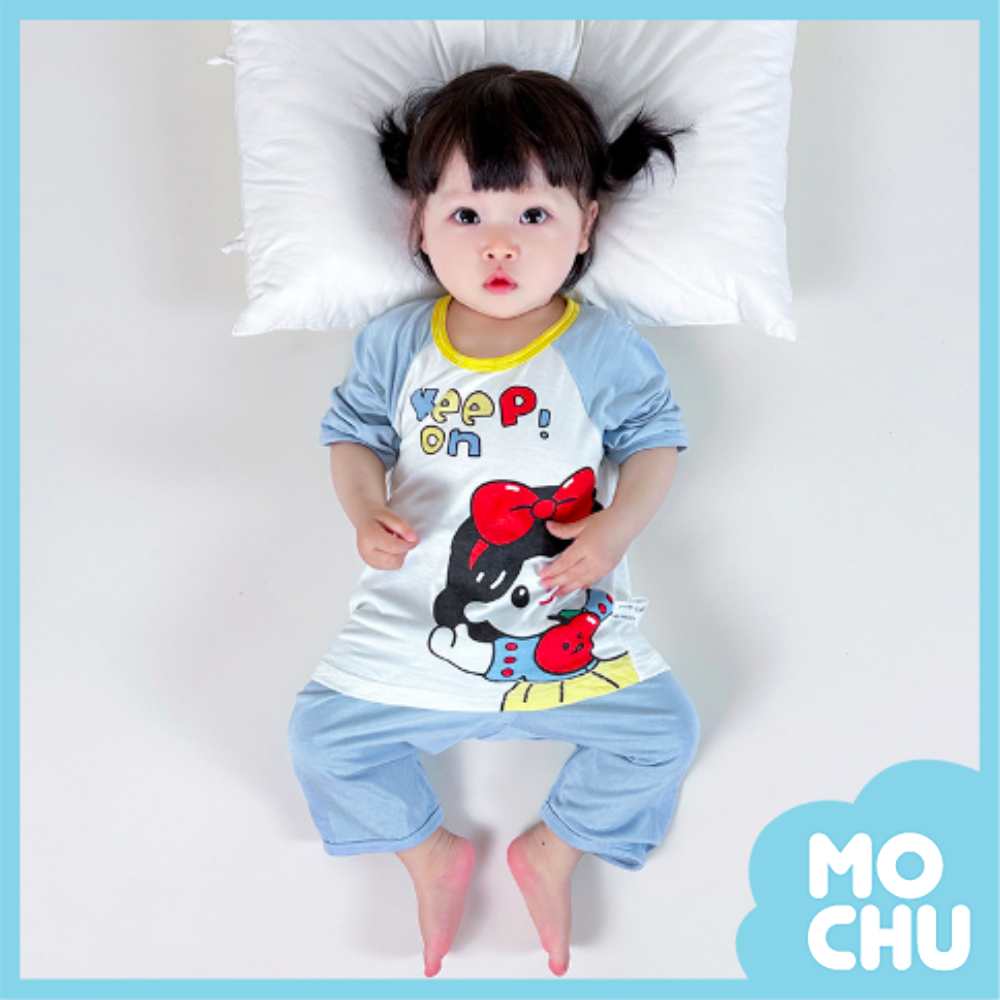 (140cm現貨)胖公主莫代爾七分袖套裝