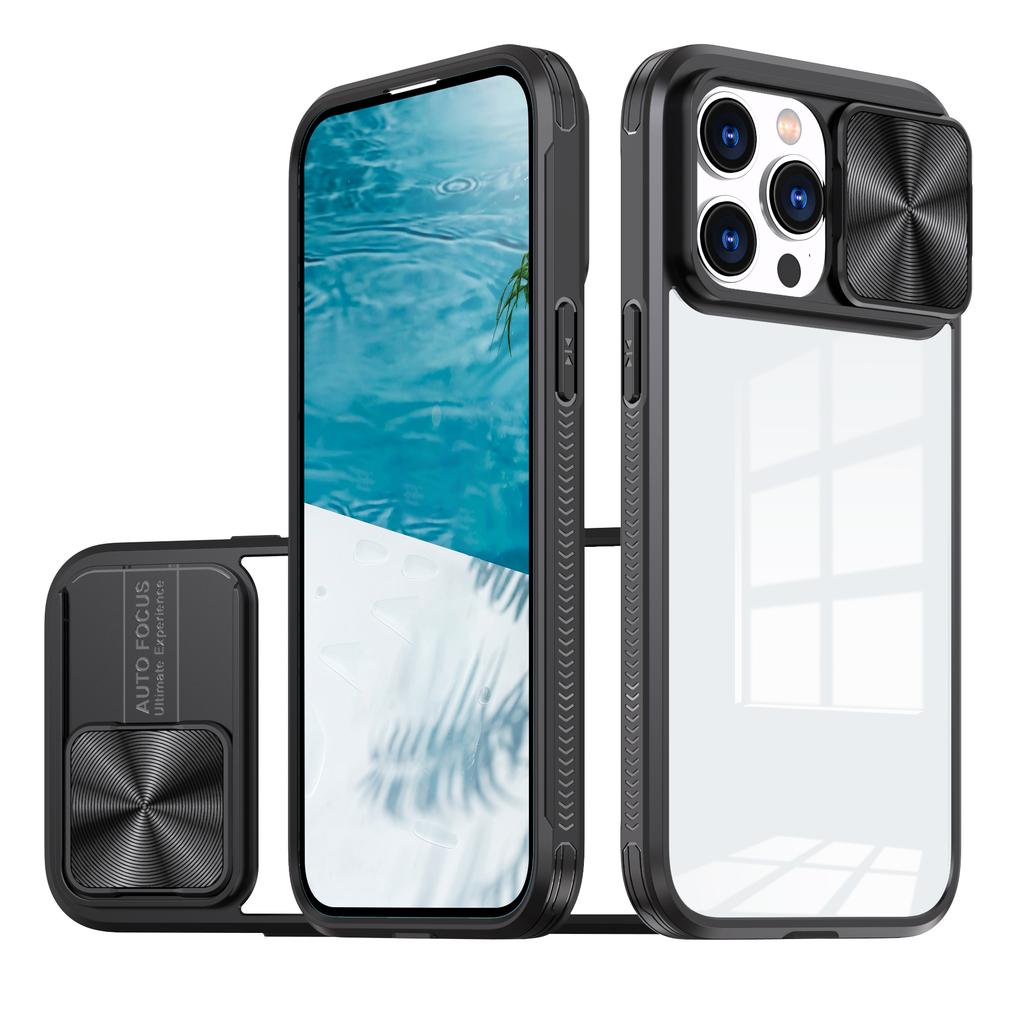 XPRO - Clear Glide - iPhone 16 Case 氣墊防撞鏡頭蓋透明手機保護殼