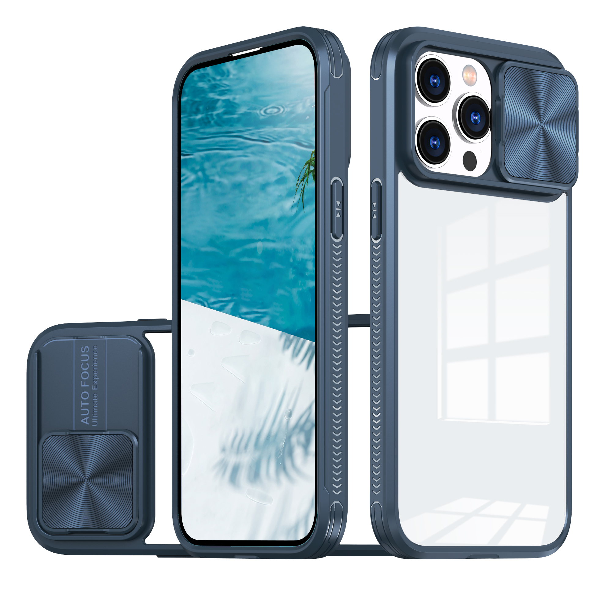 XPRO - Clear Glide - iPhone 16 Case 氣墊防撞鏡頭蓋透明手機保護殼