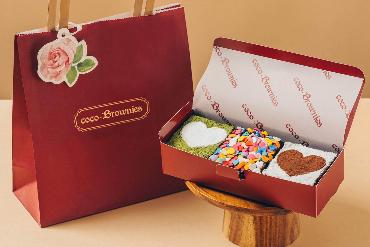 母親節限定3入布朗尼甜蜜物語禮盒