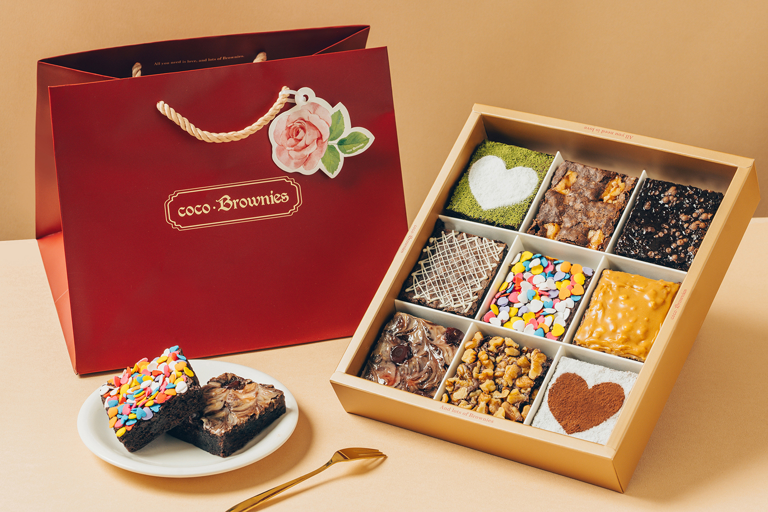 母親節限定9入布朗尼幸福物語禮盒