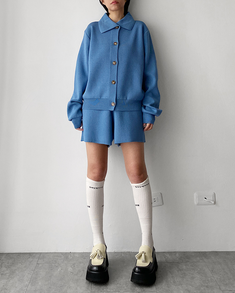 MFS-2496 針織鬆緊短褲