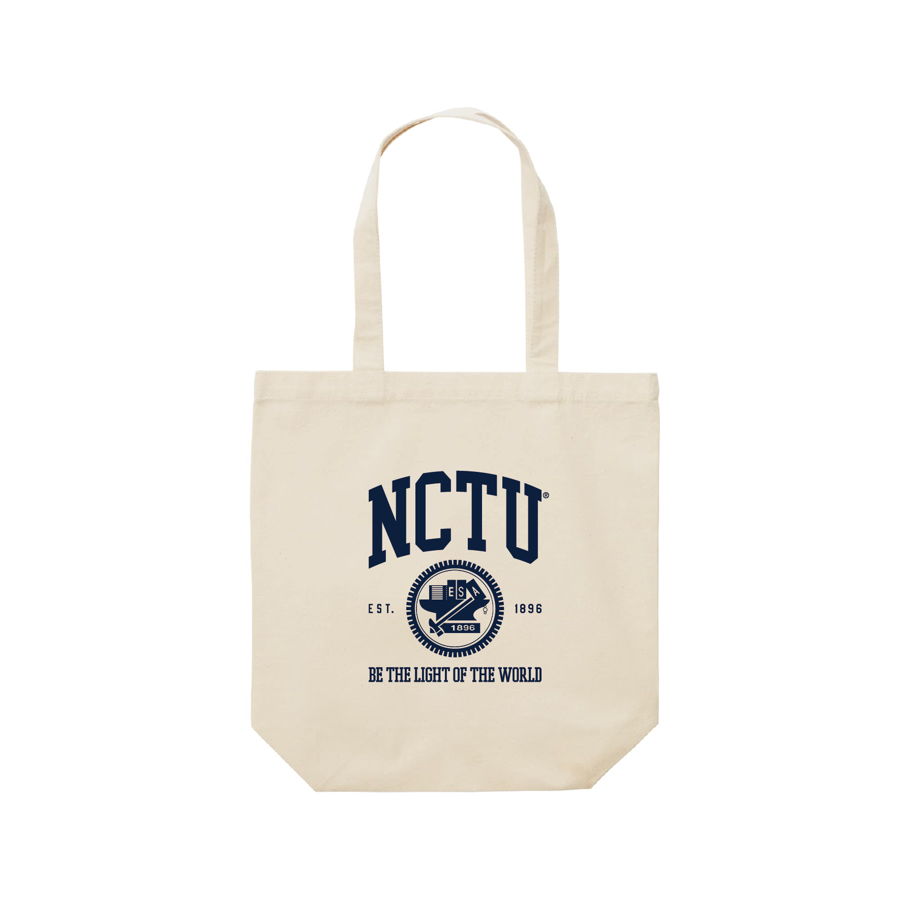 交大校徽傳奇款 帆布袋 (白色)【預購】4/13交大日現場販售現貨