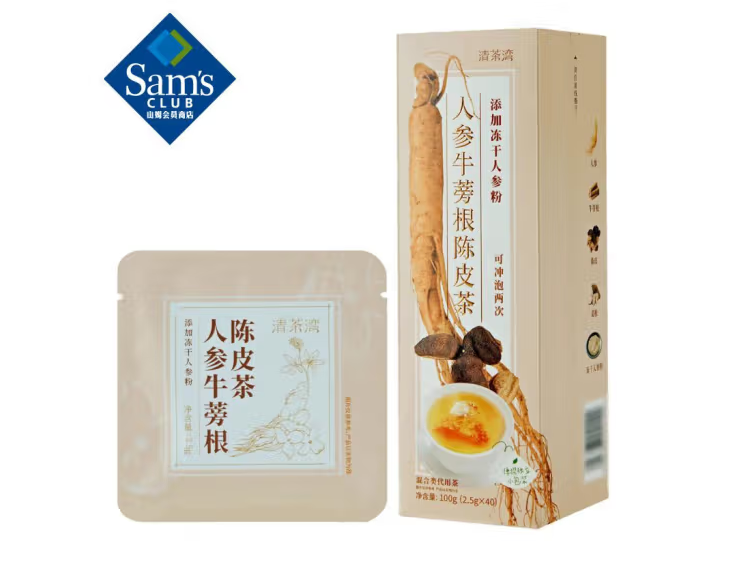 Sam's清茶灣人參牛蒡根陳皮茶 100g (2.5g*40包)