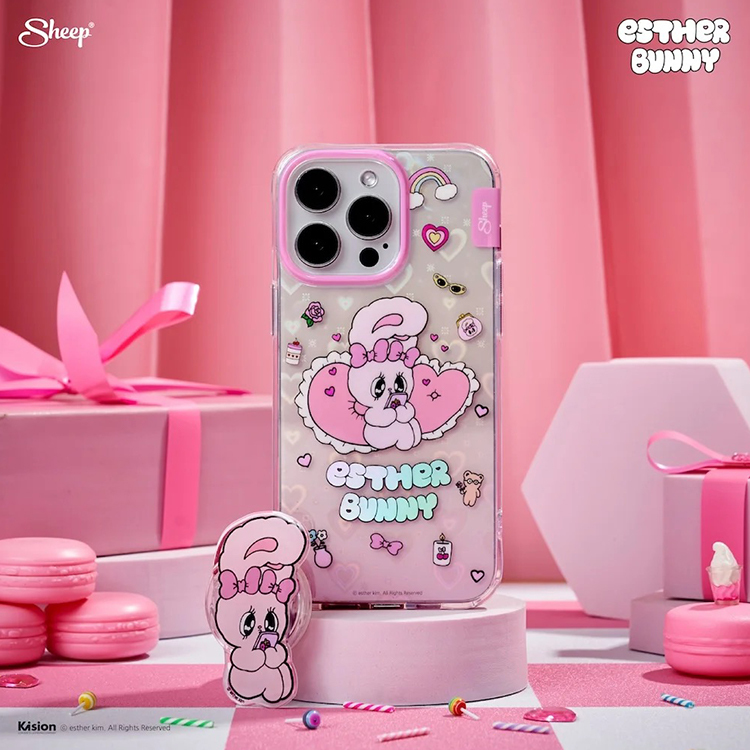 Applesheep︱Esther Bunny Ribbon Bunny iPhone 15 Pro 手機殼