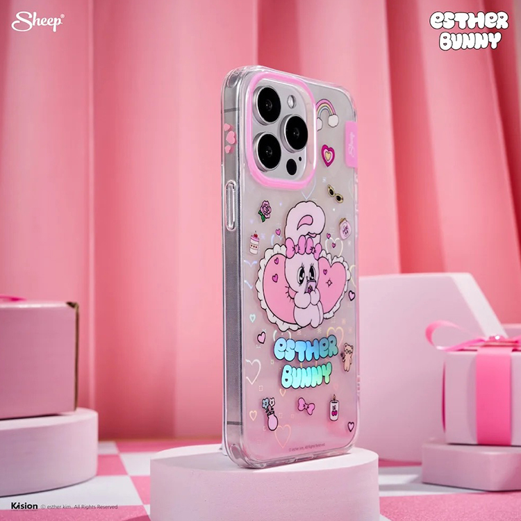 Applesheep︱Esther Bunny Ribbon Bunny iPhone 15 Pro 手機殼