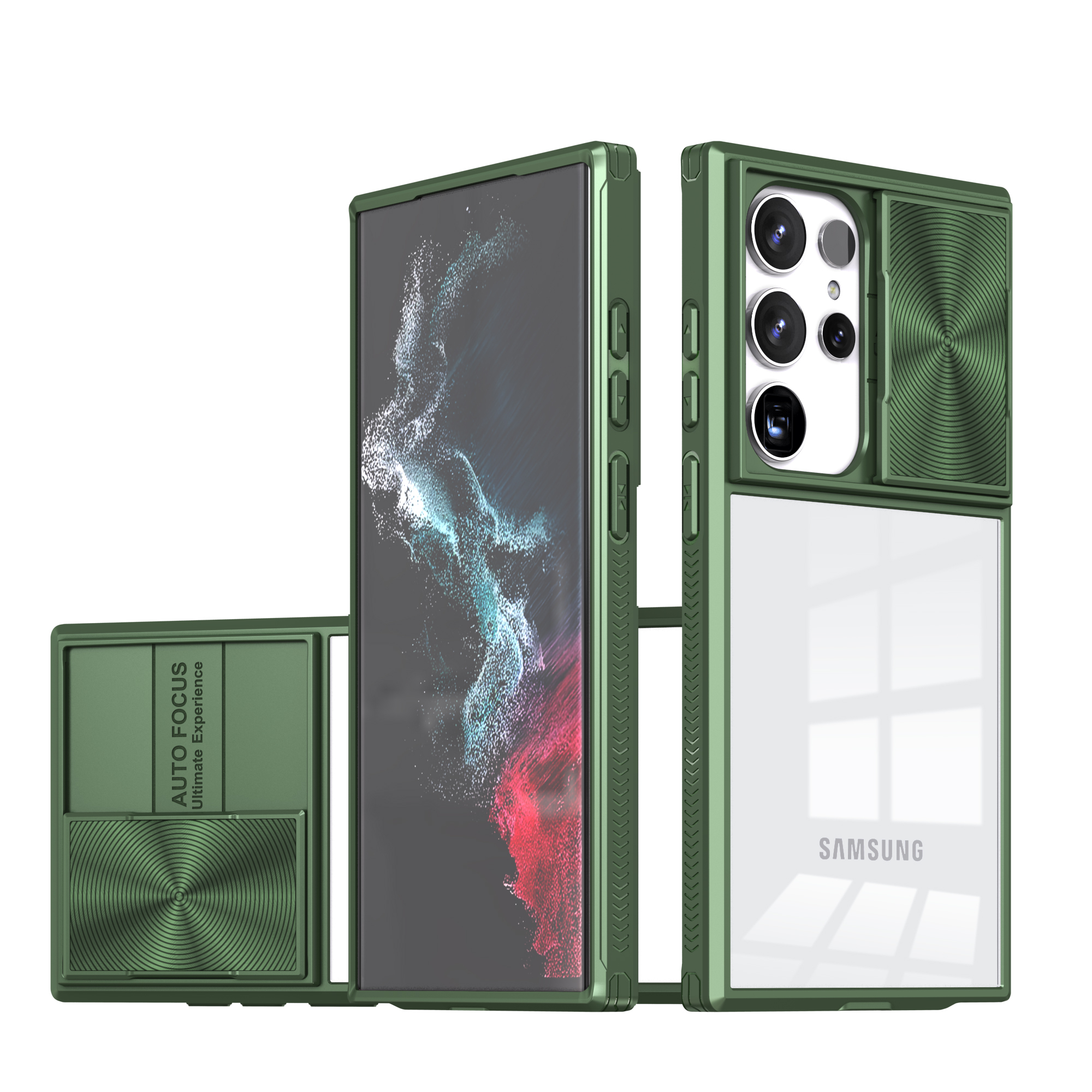 XPRO - Clear Glide - Samsung S25 Ultra Case 氣墊防撞鏡頭蓋透明手機保護殼