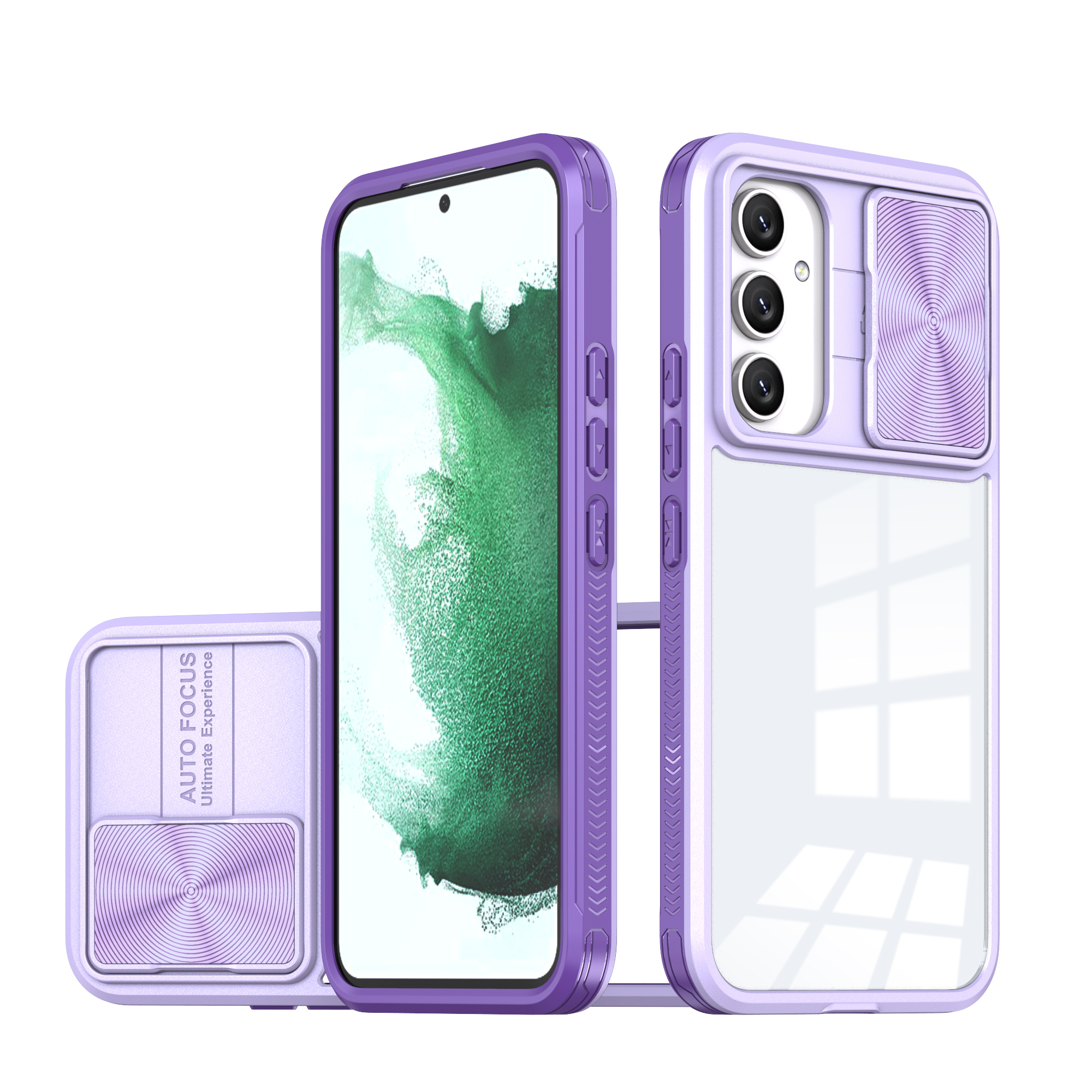 XPRO - Clear Glide - Samsung Case 氣墊防撞鏡頭蓋透明手機保護殼 A55 A35