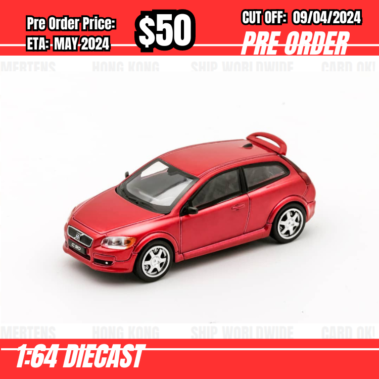 RS-$50   * DCT * 1:64 Volvo C30 Hatchback Red [OD02/04]