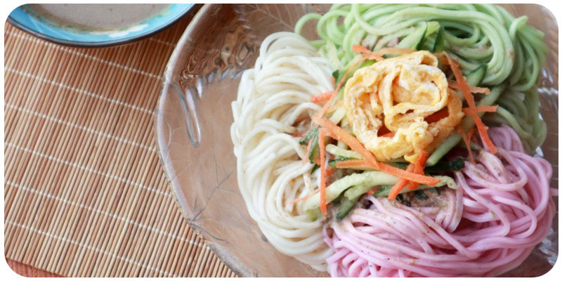 上智關廟麵 - 推薦食譜 - 三色花見涼麵