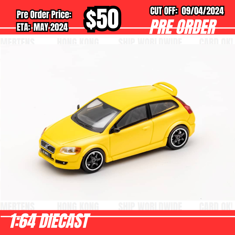 RS-$50   * DCT * 1:64 Volvo C30 Hatchback Yellow [OD02/04]