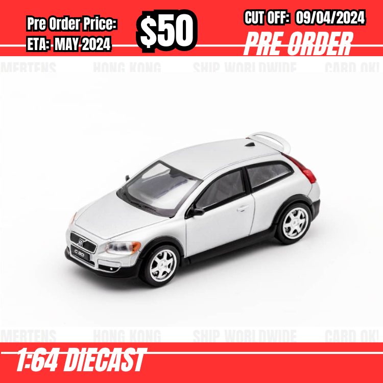 RS-$50   * DCT * 1:64 Volvo C30 Hatchback Silver [OD02/04]