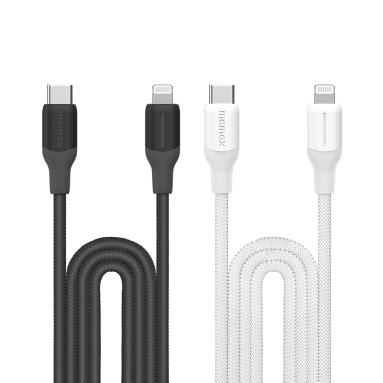 1-Link Flow MFi認證 USB-C to Lightning 編織充電線-(2m)